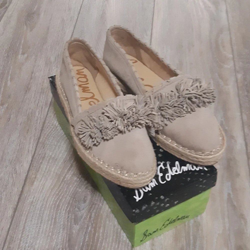 Sam Edelman Issa Flat Espadrilles Size 6